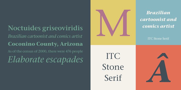Czcionka ITC Stone Serif
